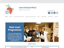 Tablet Screenshot of lean.org.za